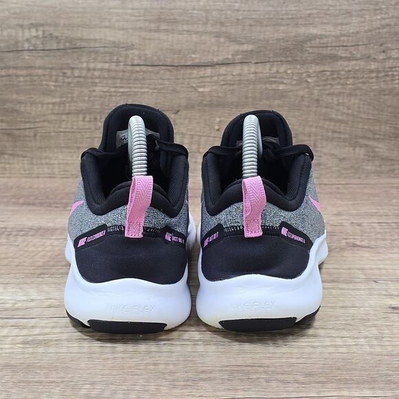 Nike Flex Experience 8 Women's Sz 7.5 Gray Black Pink Running Shoes (AJ5908-003) - Picture 4 of 9